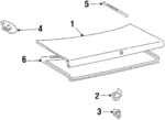 644012B070 - Body: Trunk Lid for Toyota: Celica Image