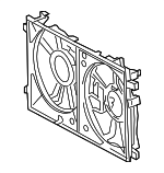 1671137160 - Cooling System: Engine Cooling Fan Shroud for Toyota: Corolla, Prius, Prius AWD-e Image