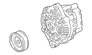 RK2AA18300U - : Alternator for Kia: Sephia, Spectra Image