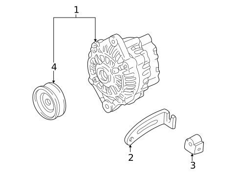 Alternator for 2002 Kia Spectra #0