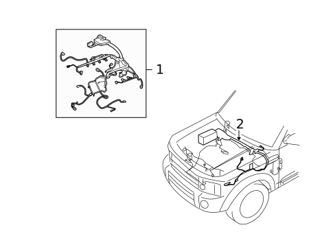 Wiring Harness for 2013 Land Rover Range Rover Sport #0