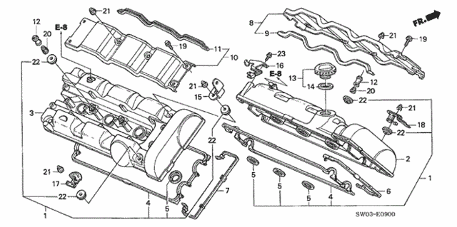 Cylinder Head Cover for 2001 Acura NSX #0