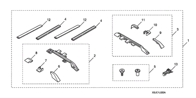 Roof Rack (2) for 2012 Honda Ridgeline #0