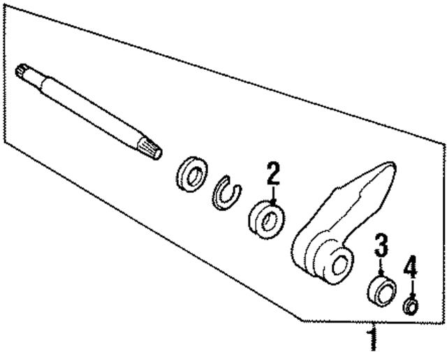 97072405 - : Manual Transmission Output Shaft Seal for GM Image