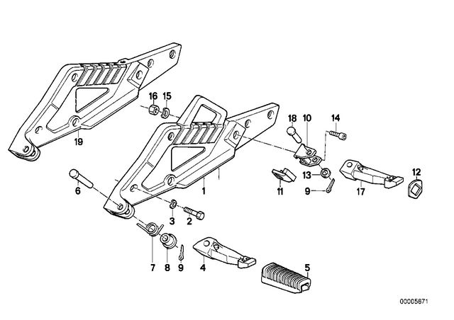 7119901025 - Frame and Mounting Parts: Fillister-Head Screw - M8X30-8.8-zns for BMW-Motorrad Image