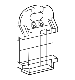 8934858130 - Body: Park Sensor Clip for Lexus: ES250, ES300h, ES350, LS500, LS500h, RX350, RX350L, RX450h, RX450hL Image