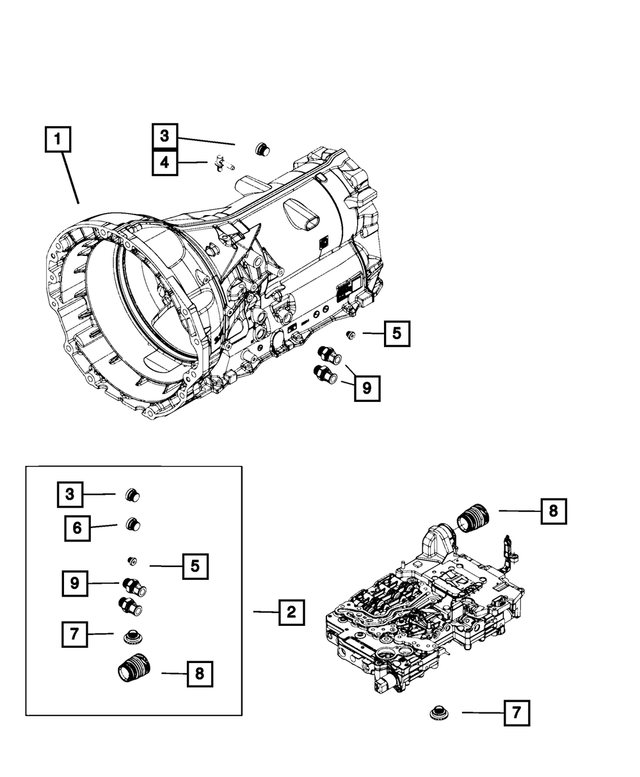 « 68225347AA – Transmission : Transmission Trousse De Bouchons pour Mopar Image »
