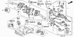 35108S04003 - Electrical/Exhaust/Heater/Fuel: HOLDER, COLUMN for Acura Image