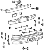 94857165 - Body: Bumper Cover for GM Image
