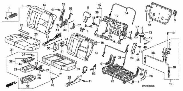 Middle Seat (L.) for 2005 Honda Pilot #0