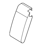 LR132459 - Body: Bolster Cover for Land Rover: Defender 110, Defender 130, Defender 90 Image