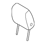 531124611PVJ - : Headrest, Outer for Land Rover: Defender 110, Defender 130, Defender 90 Image