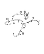68737742AA - : Heater Supply Hose And Tube for Mopar Image