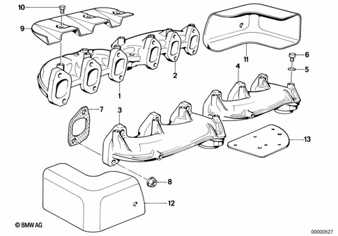 Exhaust Manifold for 1992 BMW 850Ci #0
