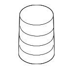 817381E000 - Body: Hood Bumper for Hyundai: Accent, Azera, Elantra, Elantra Coupe, Elantra GT, Entourage, Equus, Excel, Genesis Coupe, Santa Fe, Santa Fe Sport, Santa Fe XL, Sonata, Tiburon, Tucson Image