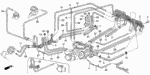 90682SA0671 - Engine: CLAMP, CANISTER HOSE for Honda Image