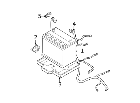 Battery for 2004 Hyundai Santa Fe #0