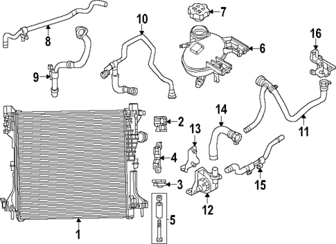 Intercooler for 2024 Dodge Hornet #1