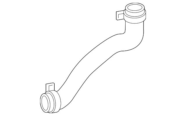 166-500-42-75 - Coolant Hose 2012-2019 Mercedes-Benz | Mercedes-Benz ...