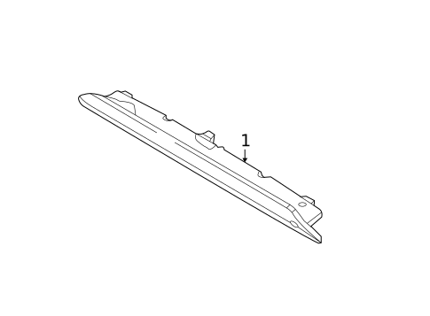 High Mounted Stop Lamp for 2018 Ford Escape #0