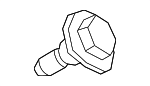 N90986802 - Body: Air Guide Outer Bolt for Porsche Image