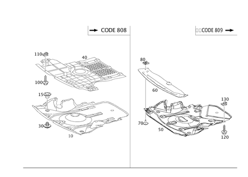 Oil Pan Undershield for 2005 Mercedes-Benz C230 #0