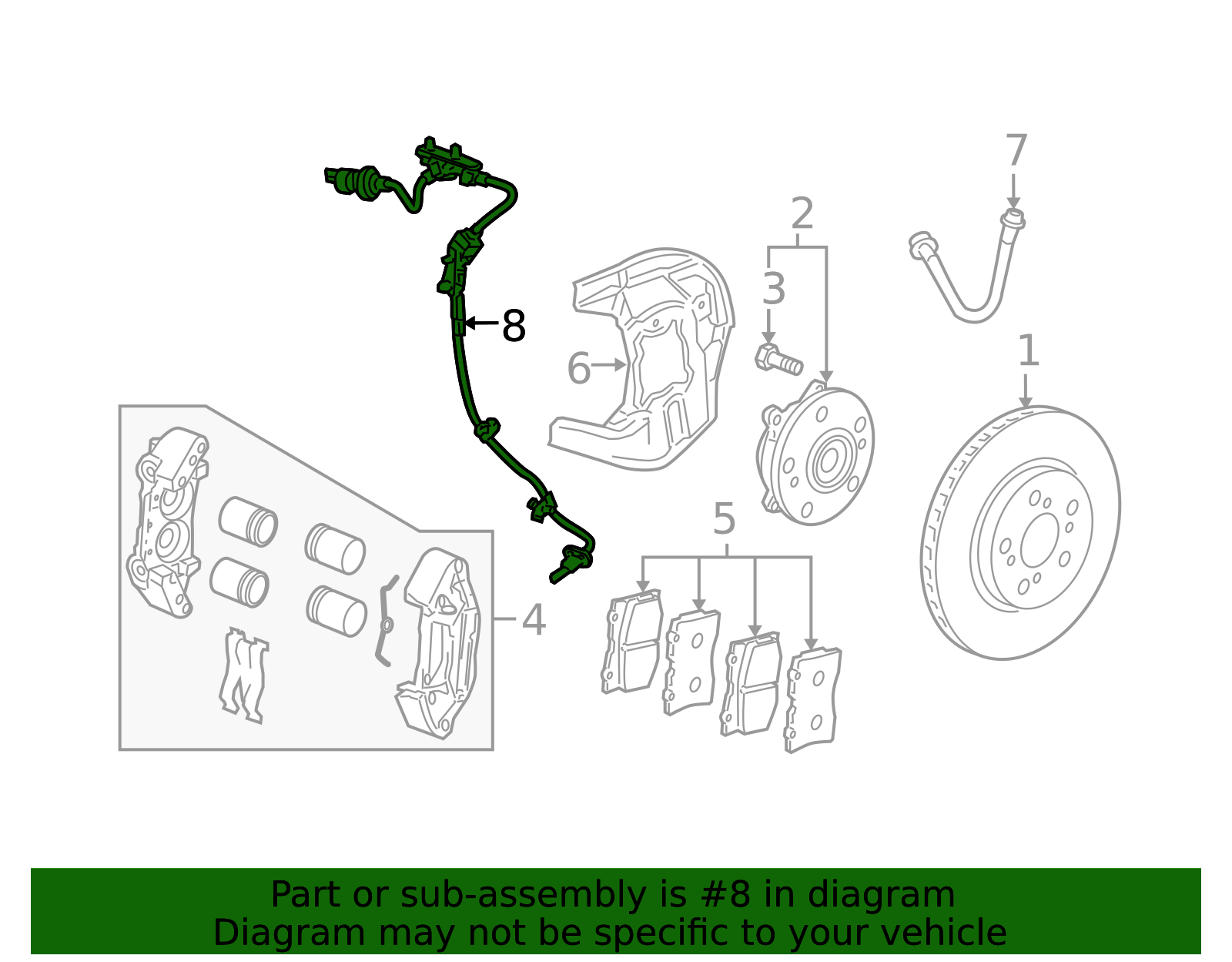 57450-SJA-003 - 2005-2012 Acura RL - Sensor Assembly, R Front