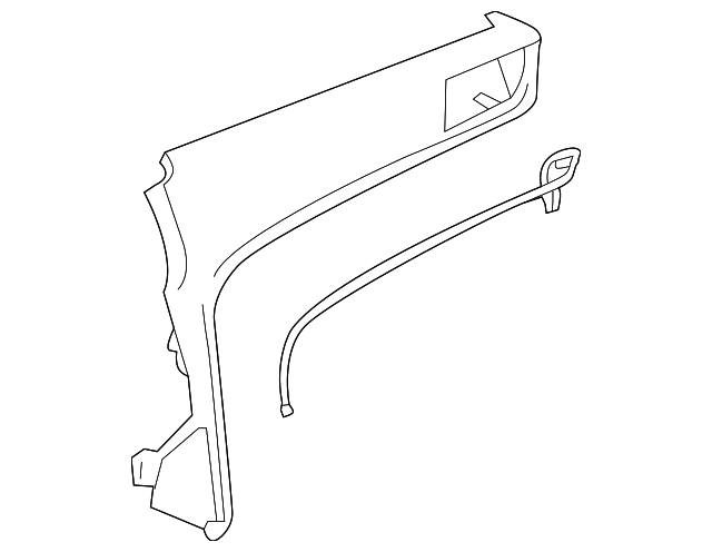 2013-2019 Cadillac XTS Jet Black Passenger Side Instrument Panel Trim ...