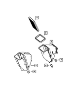 68012873AA - Air Conditioners and Heaters: Housing for Mopar Image
