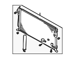 MR958462 - HVAC: Condenser for Mitsubishi: Outlander Image