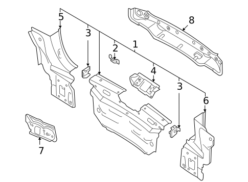 Rear Body for 2025 Volkswagen Taos #0