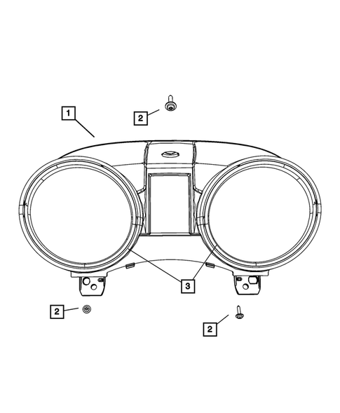 Instrument Panel Cluster for 2011 Dodge Durango #0