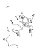 68236141AA - Electrical: Air Intake Heater Wiring for Mopar Image