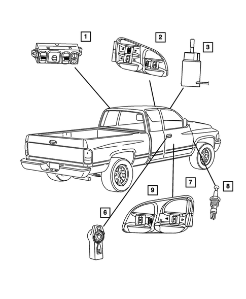 Switches for 2002 Dodge Ram 2500 #3