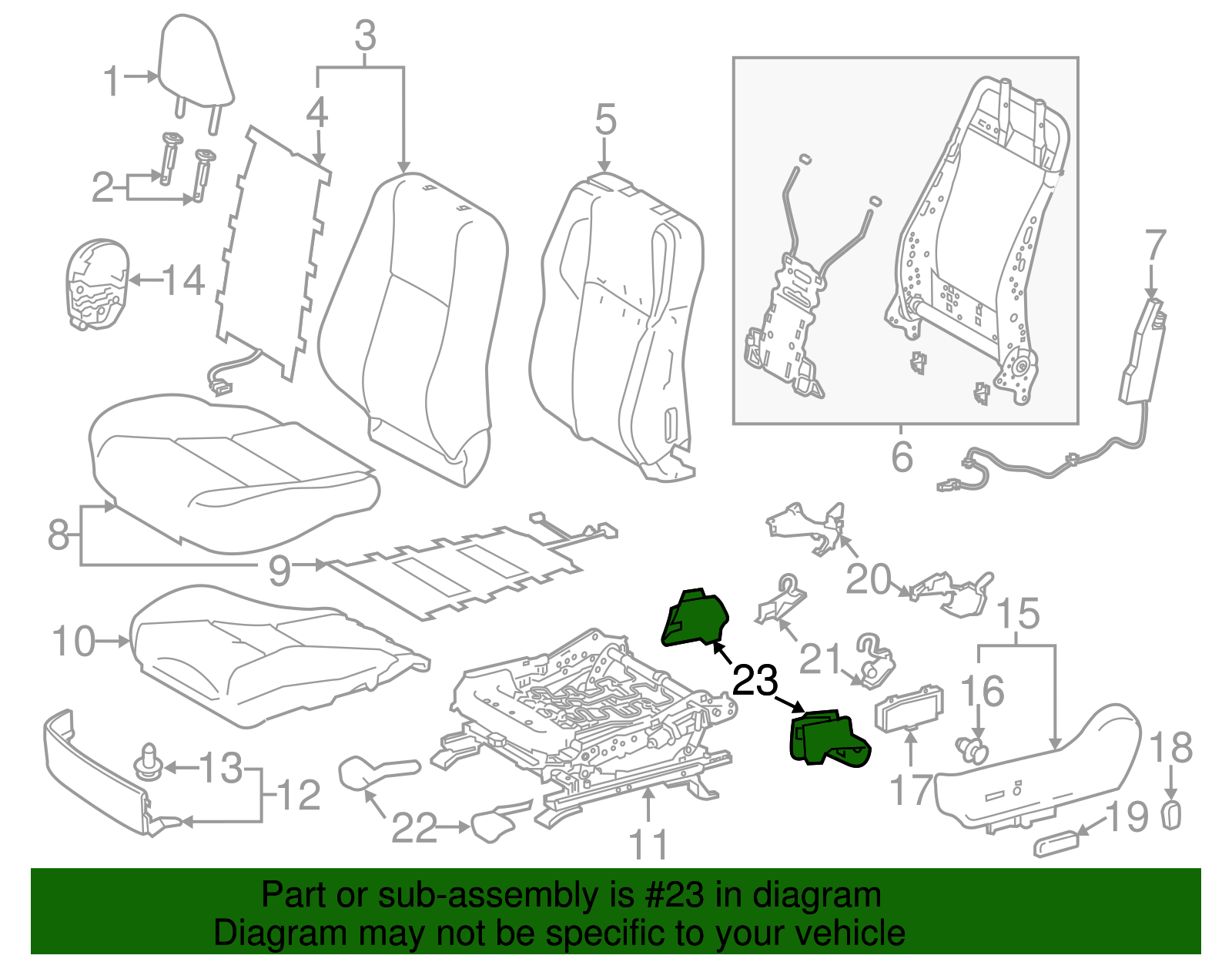 72158-02210-C0 - Track Cover 2014-2019 Toyota Corolla