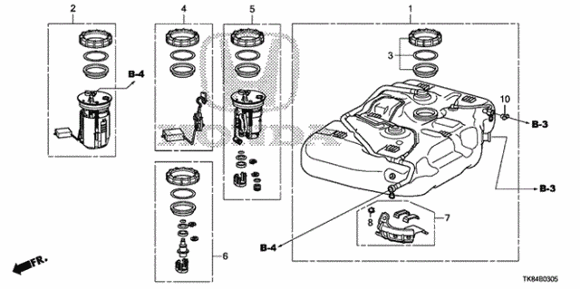 Fuel Tank (1) for 2016 Honda Odyssey #0