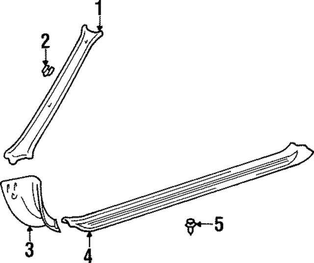 6211116120B0 - : Cowl Trim for Toyota Image