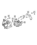 5090026AA - 5.7L Gas; Engine: Engine Mount Heat Shield for Mopar Image image