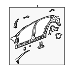 19152549 - Body: Inner Panel Assembly for Pontiac: Bonneville Image
