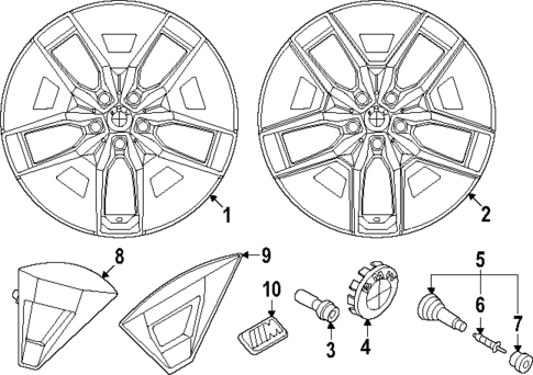 Wheels for 2025 BMW i5 #1
