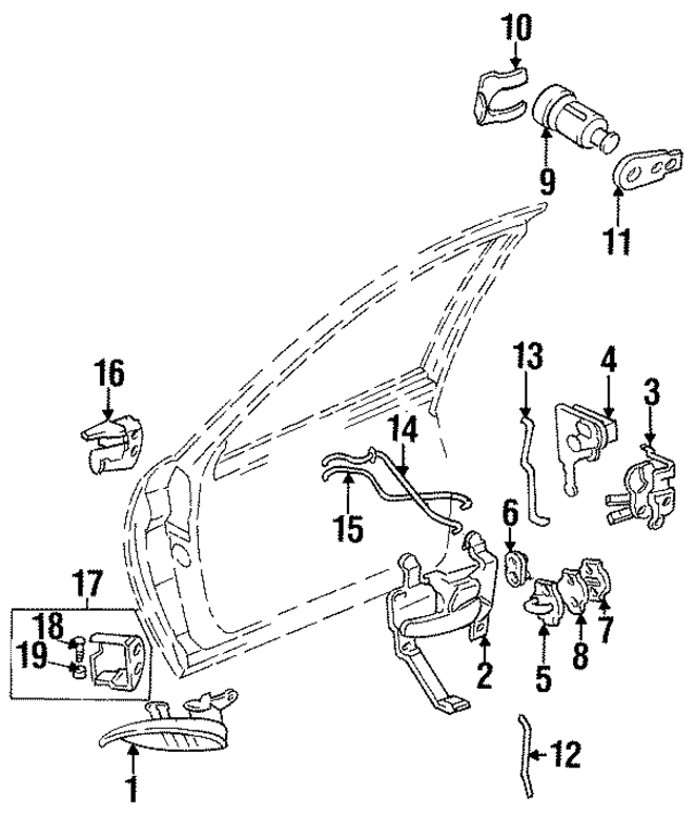 10428294 - : Lower Hinge for GM Image