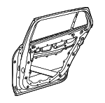 2967302700 - Body: Door Shell for Mercedes-Benz Image