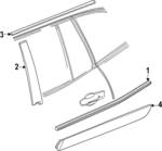 26481692 - : Belt Molding for Buick: Enclave | GMC: Acadia Image