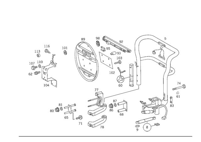 1635406010 - Rear-End Door: Wiring Harness for Mercedes-Benz: ML320 Image image