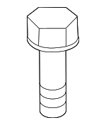 1140806121 - Body: Fender Bolt for Kia: Cadenza, Carnival, EV9, K4, K900, Rio, Seltos, Soul, Sportage, Stinger Image