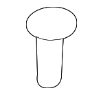 1416004120 - Body: Fender Liner Rivet for Kia: Cadenza, K900, Niro EV, Sedona, Stinger Image