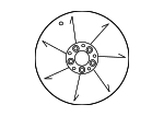 2514011002 - Suspension: Wheel, Alloy for Mercedes-Benz Image