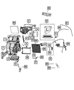 68093365AA - Air Conditioners and Heaters: A/c And Heater Lower Housing for Mopar Image