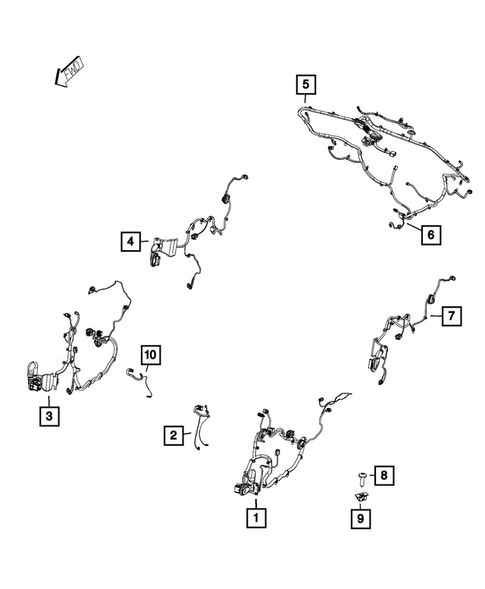 Wiring, Body and Accessories for 2020 Jeep Cherokee #2