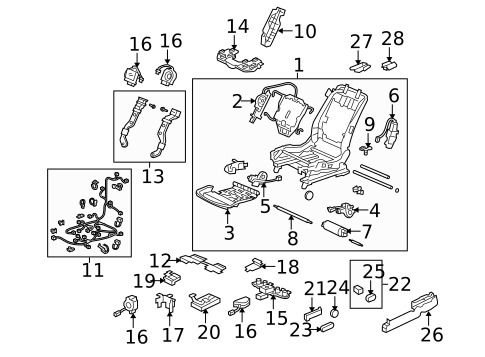 Tracks & Components for 2010 Acura RL #0